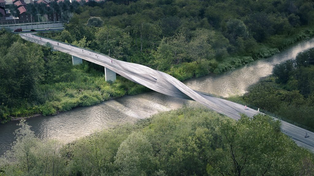 bridge designed by Jarosław Kozakiewicz