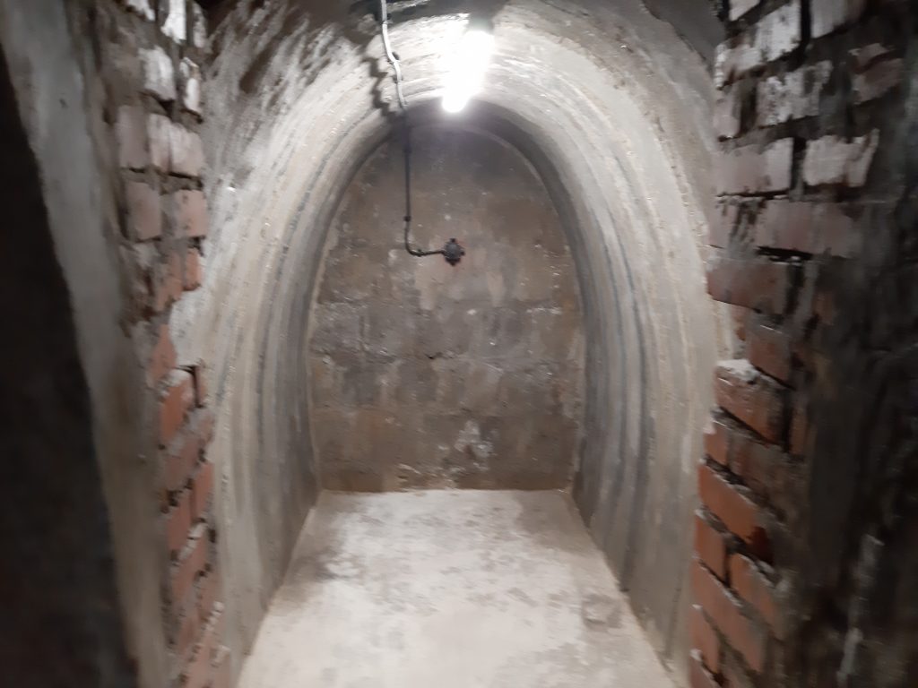 Wnętrza jednego z tuneli