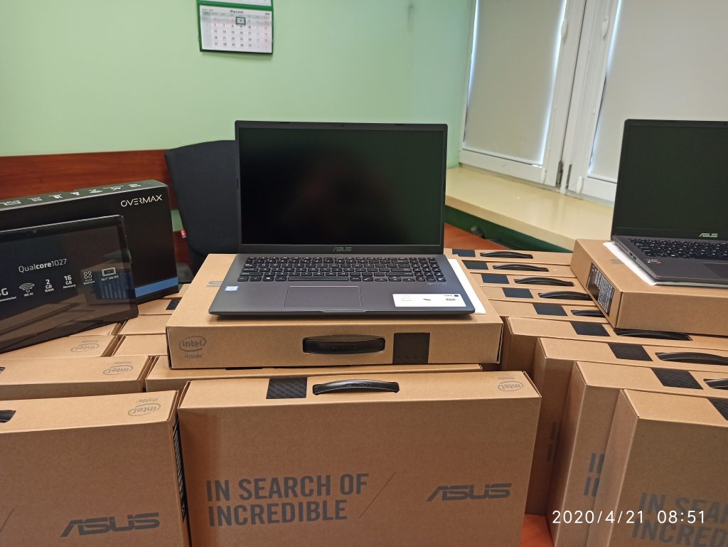 Laptopy zakupione przez miasto