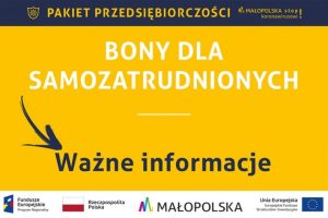 Małopolska. 16 mln zł na bony dla samozatrudnionych