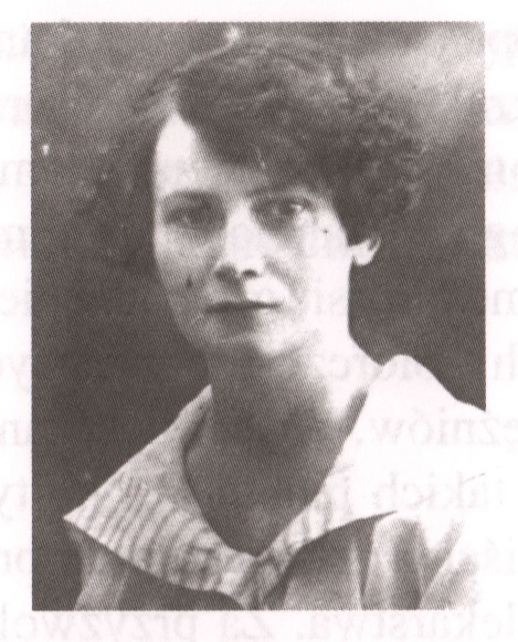 Na czarno-białym zdjęciu Helena Stupka