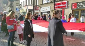 Oświęcim. Oświęcimianie świętowali wspólnie 103. rocznicę odzyskania przez Polskę niepodległości