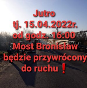 Oświęcim. Most Bronisław zostanie otwarty jutro o 16