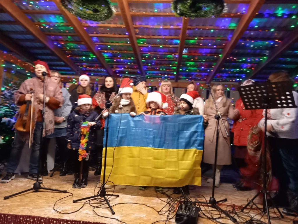 Występ Ukrainek i ich dzieci mieszkających w Oświęcimiu