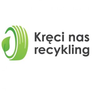 Logo z napisem Kręci mas recykling