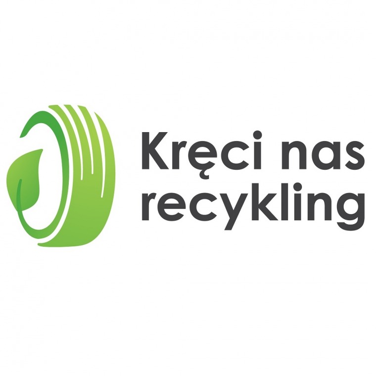 Logo z napisem Kręci mas recykling