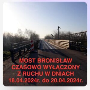 Oświęcim. Most Bronisław w remoncie