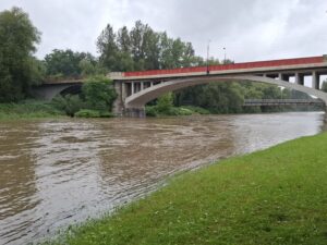 Oświęcim. Sytuacja hydrologiczna w mieście